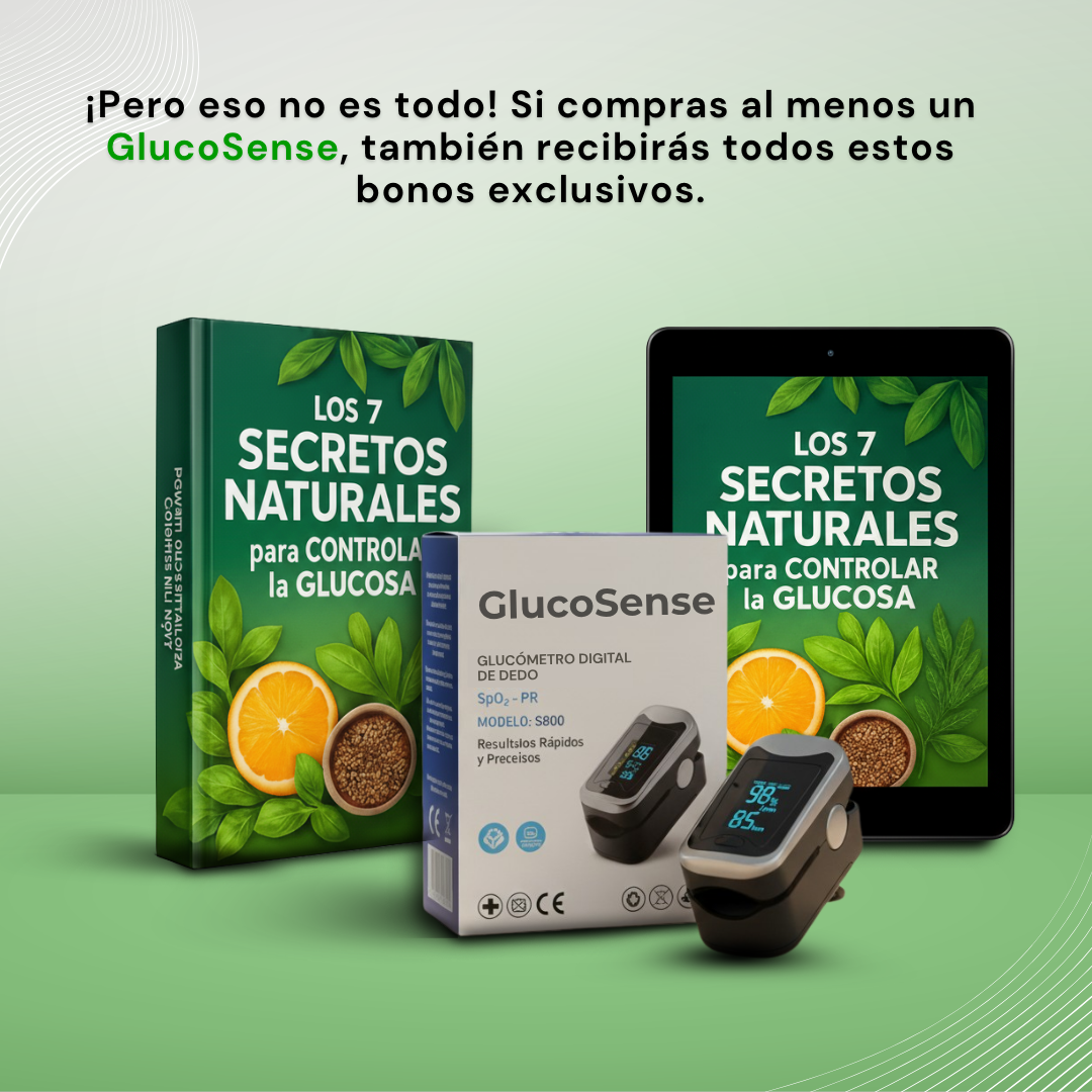 GlucoSense™ 3-in-1: Glucose, Blood Pressure, and Oxygen Without Needles + Exclusive Gift